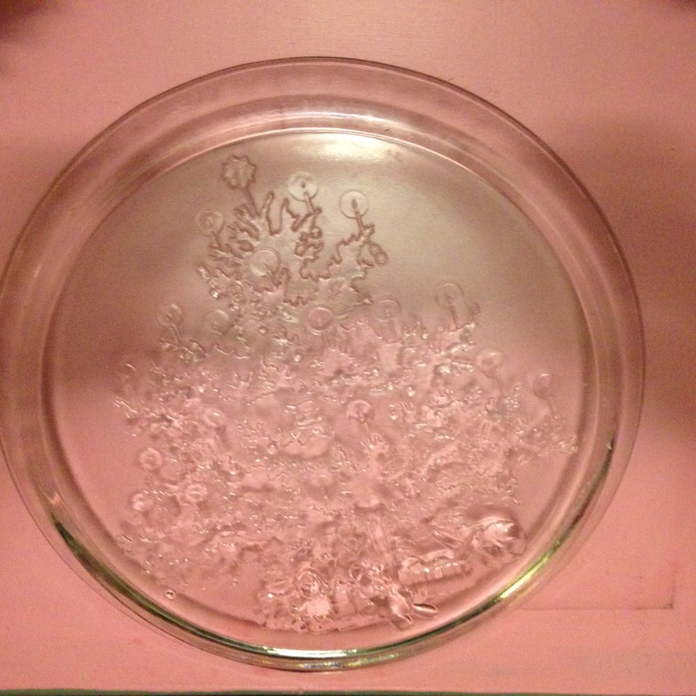 Vintage Christmas Serving Platter
